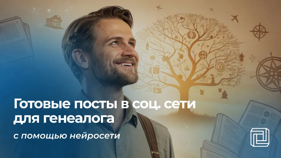 Посты в соцсети генеалогу пишет нейросеть