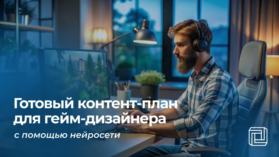 Контент-план для гейм-дизайнера пишет нейросеть