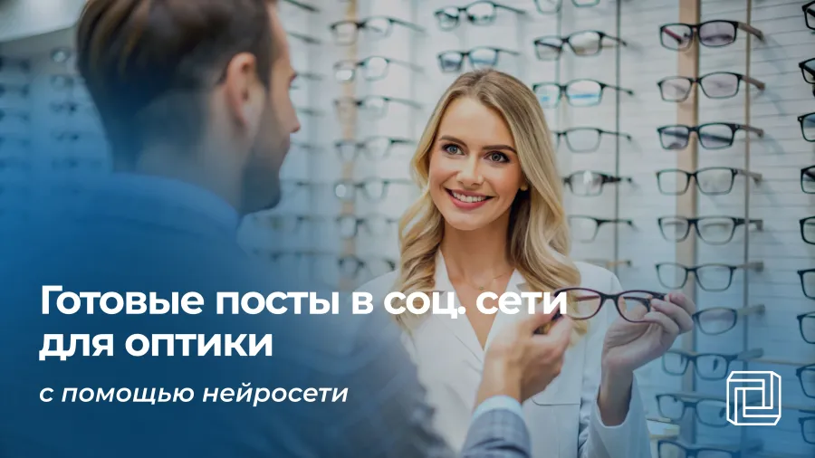 Посты в соцсети оптики пишет нейросеть