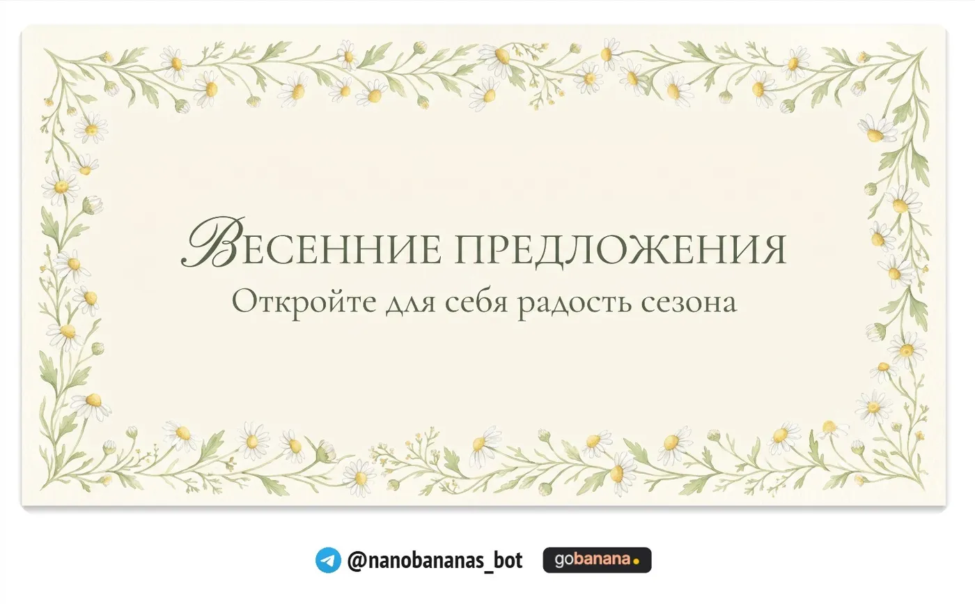 Карточка для рассылки