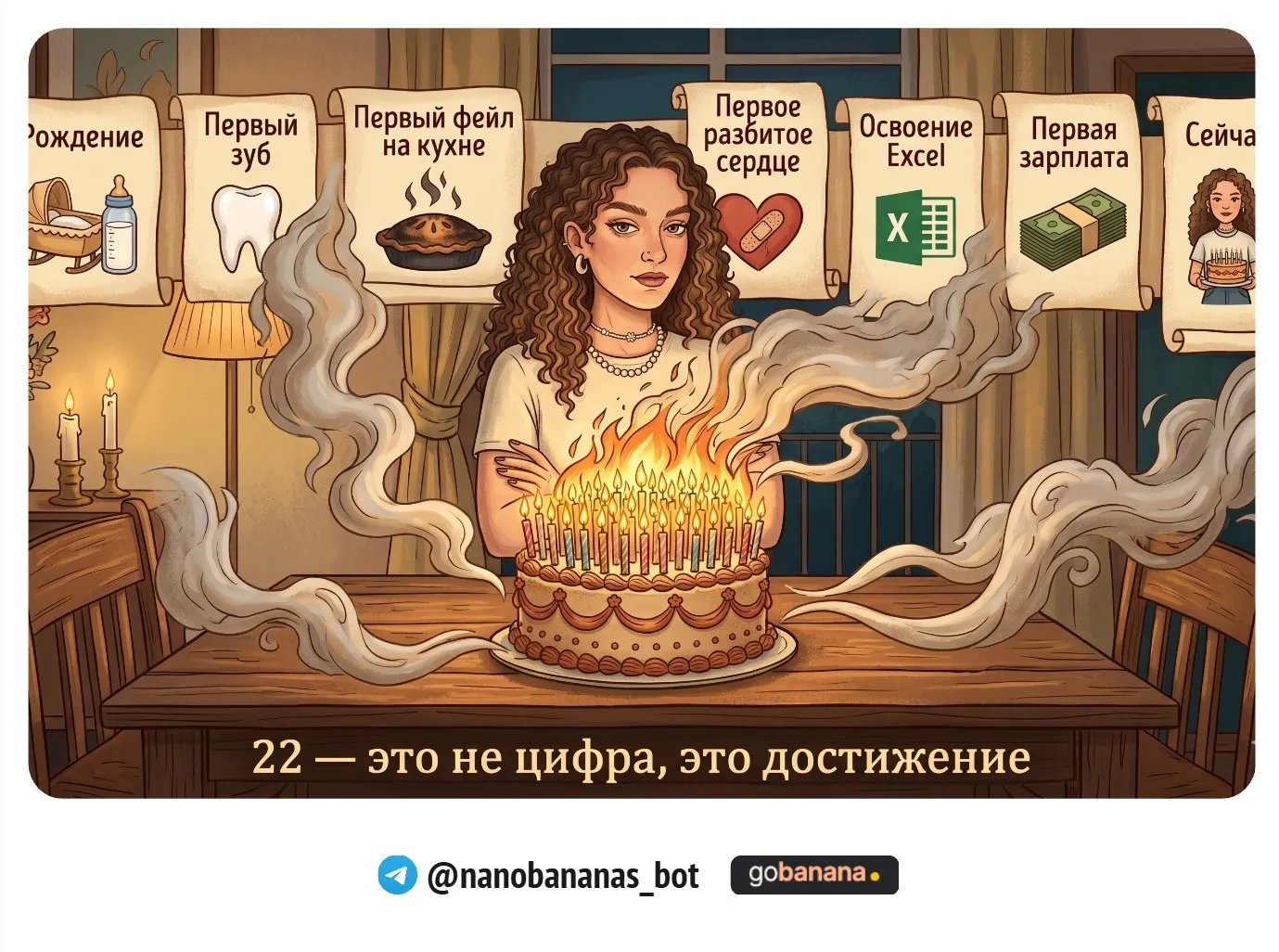 Промпт 10. Для человека, которому уже давно не 20
