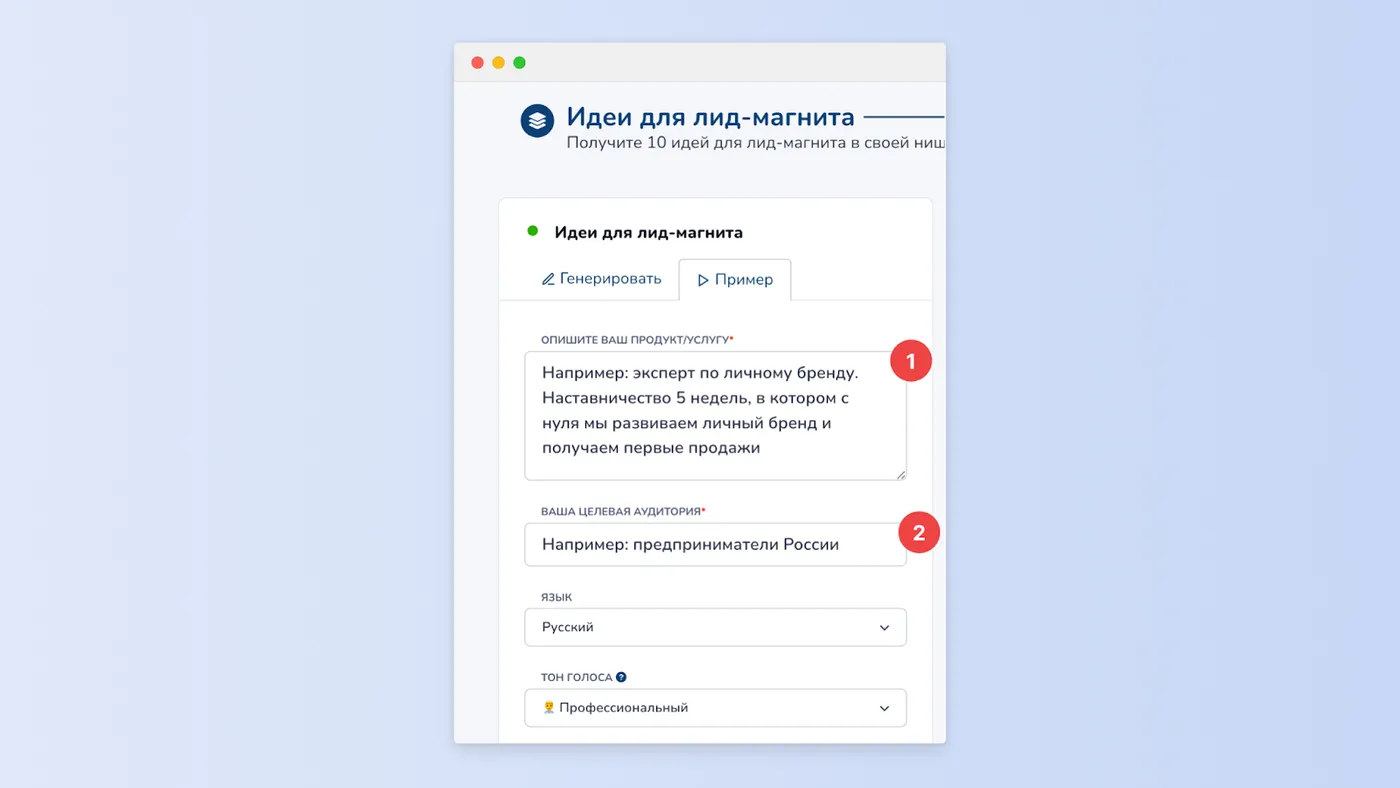 Шаги по получению идей для лид-магнита