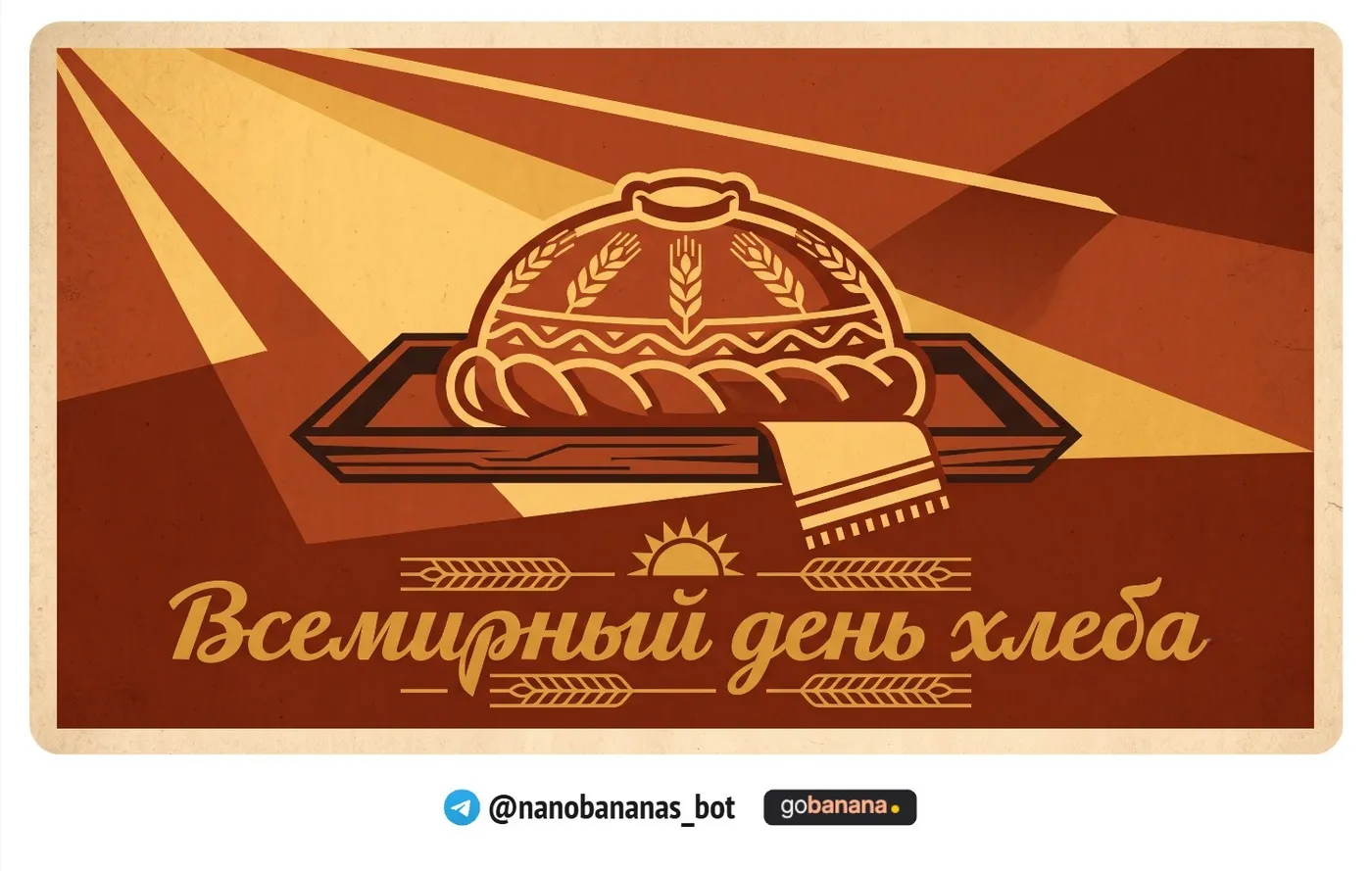 Плакат в стиле советского авангарда