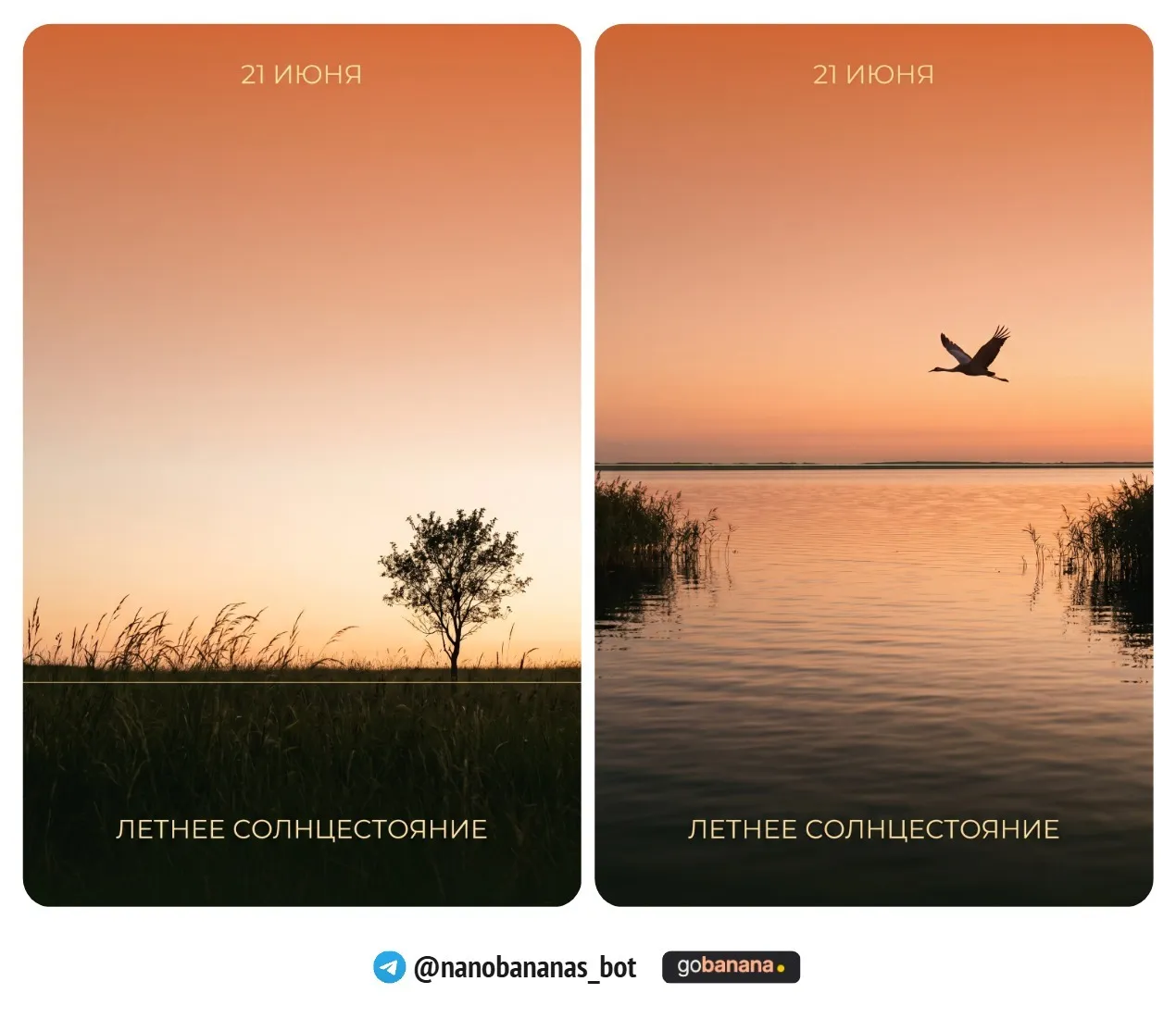 Промпт 9. Баннер для сторис «День летнего солнцестояния»