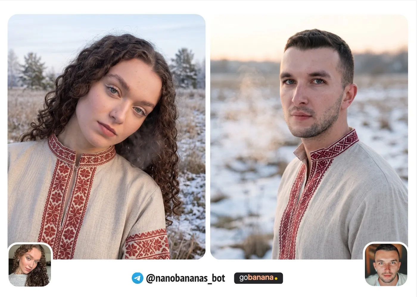 Профиль в народном стиле