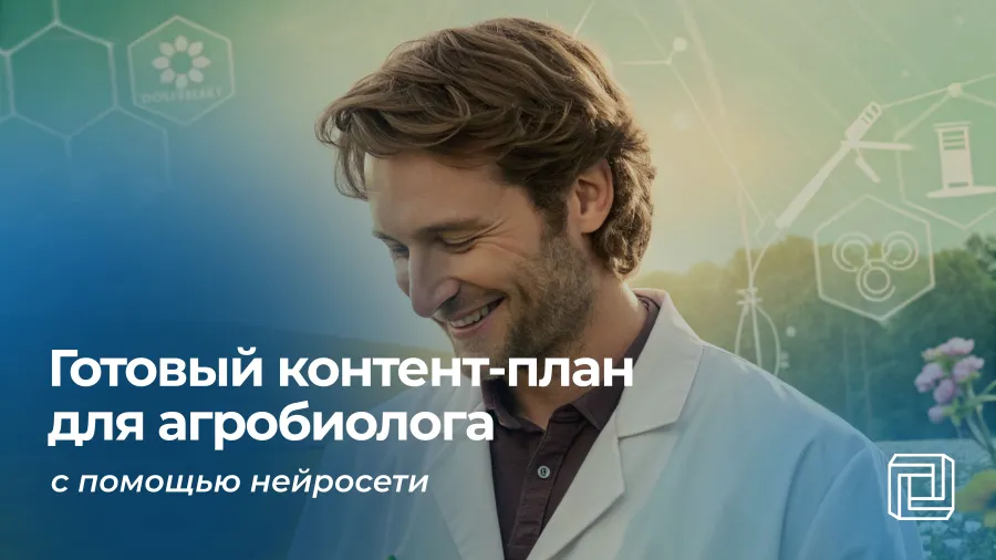 Контент-план агробиологу пишет нейросеть