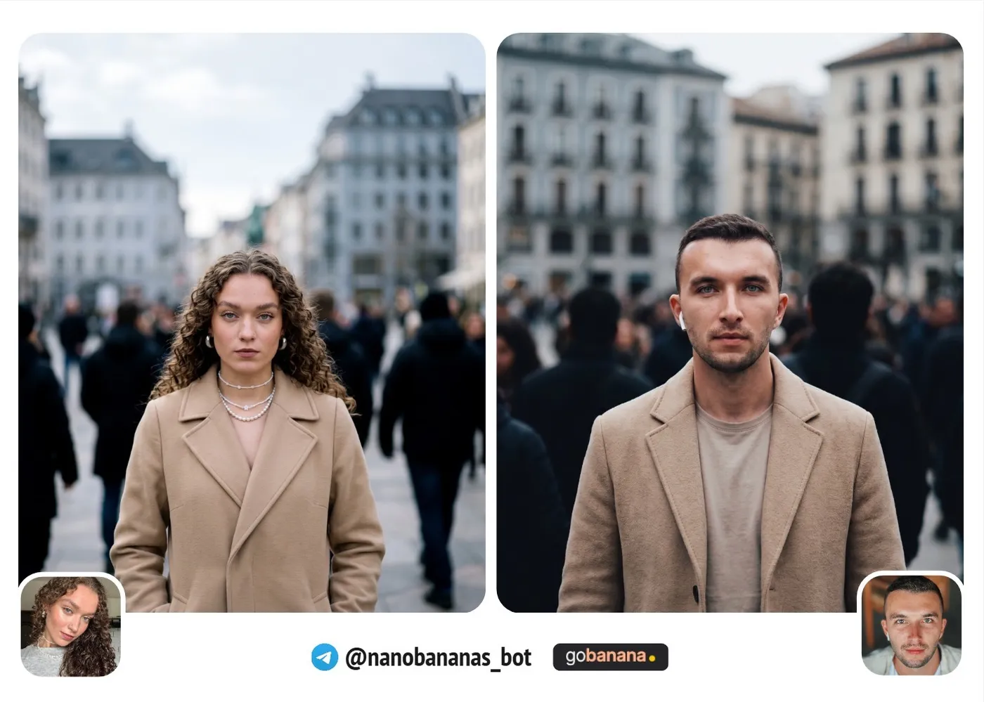 Портрет в толпе (символ равенства)
