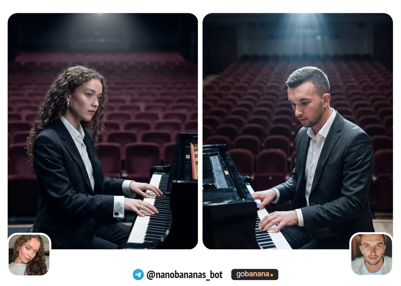 За роялем, editorial