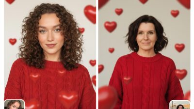 ейроФото на 14 февраля с помощью Nano Banana (20+ промтов)