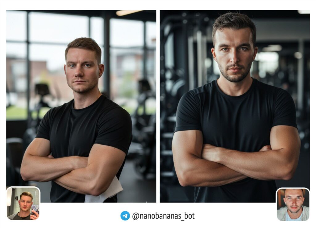 Мужчина в спортзале