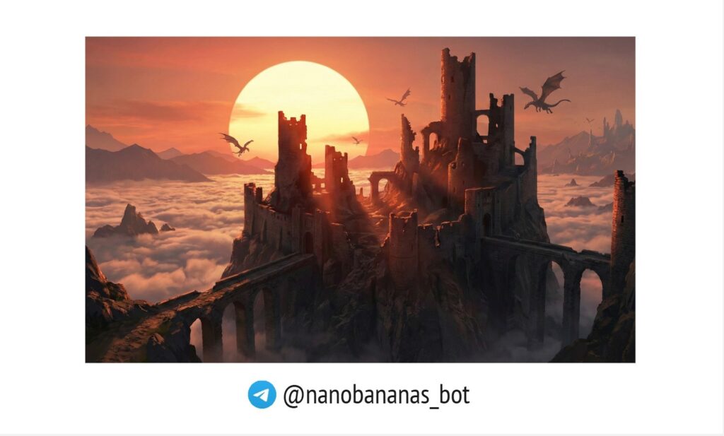 сгенерировать ИИ картинку Фэнтезийный пейзаж