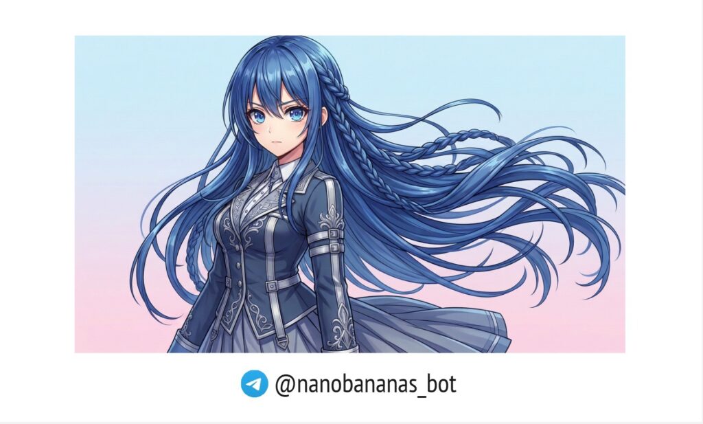 сгенерировать ИИ картинку Портрет персонажа в аниме-стиле