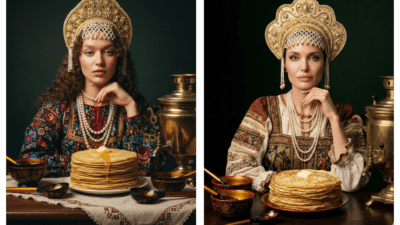 фото в кокошнике масленица