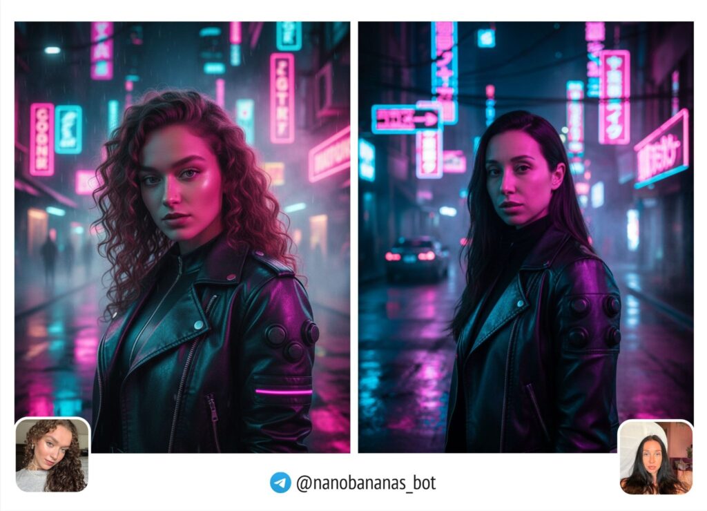 фото девушки в неоновом стиле