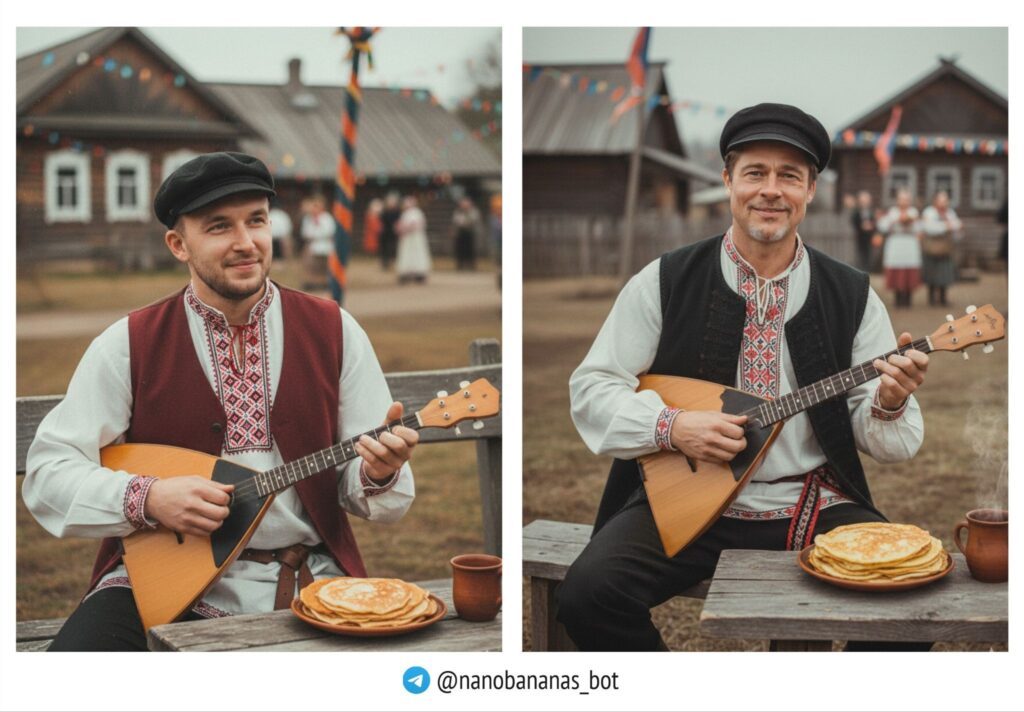 С балалайкой и блинами