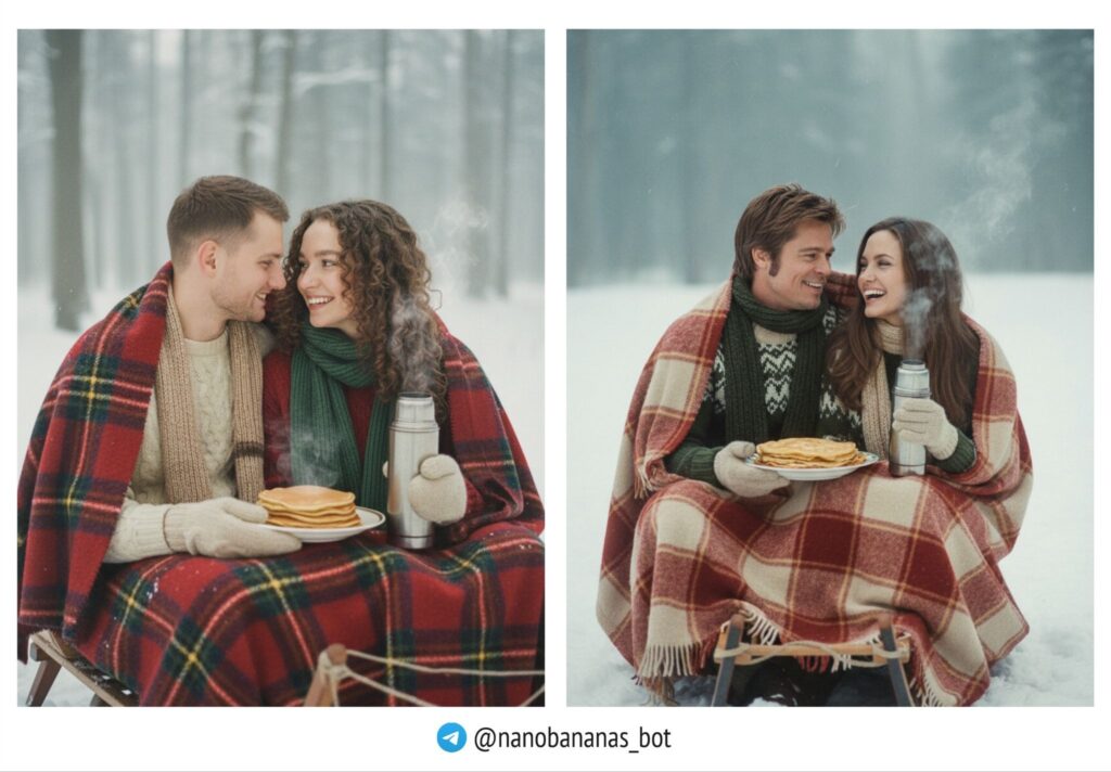 На санях с блинами