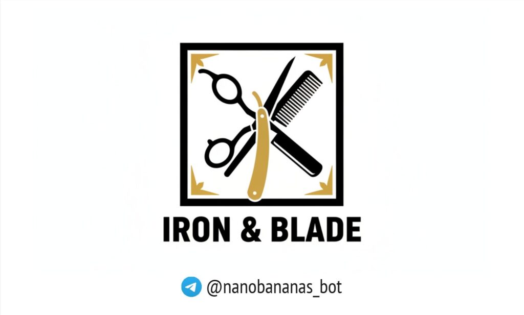 лого для барбершопа