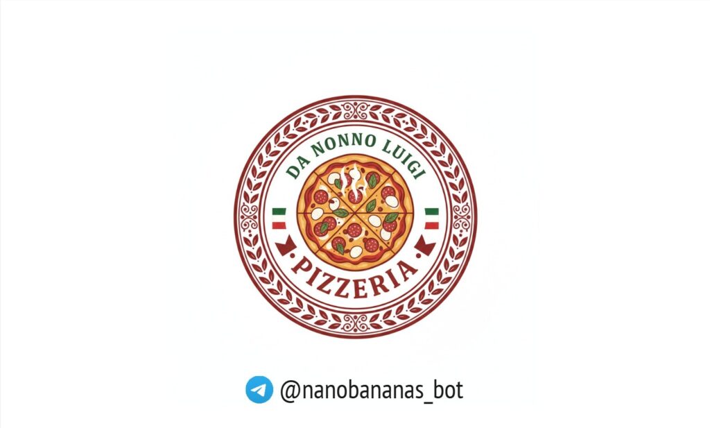 логотип для пиццерии