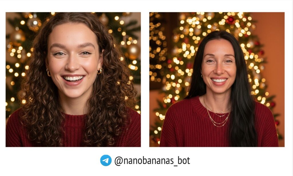 Нейросеть для создания фото со своим лицом. Новогодний образ