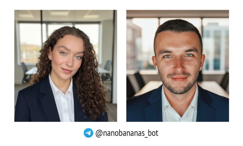 Портрет по фото нейросеть: строгое фото