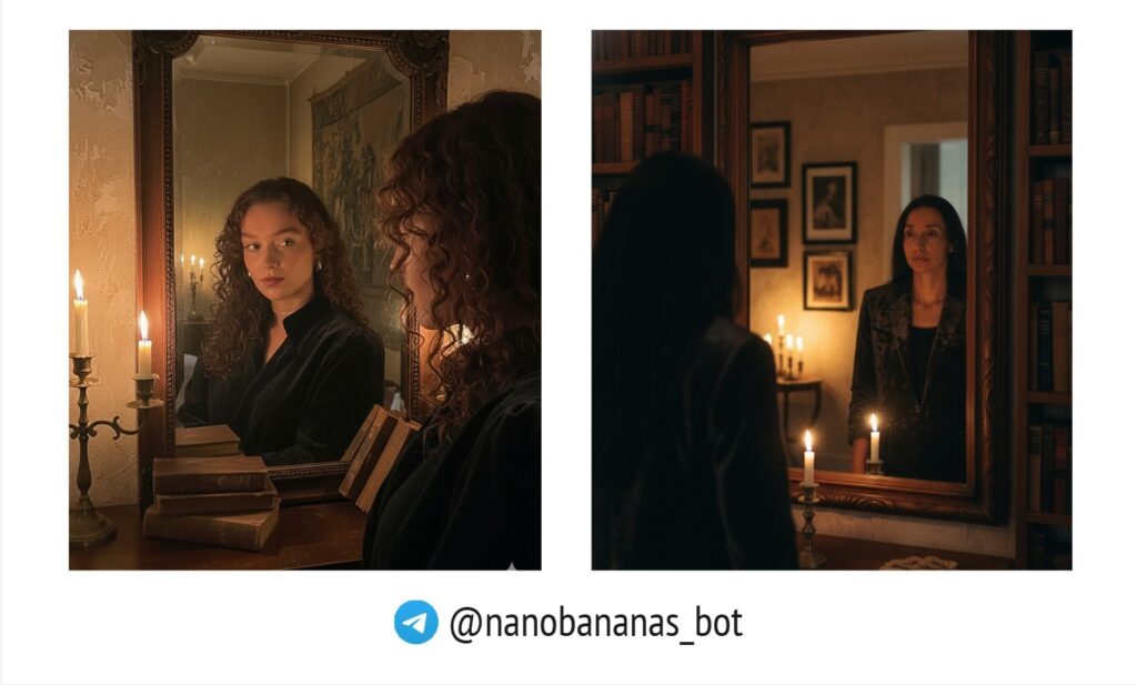 Портрет в зеркальном отражении