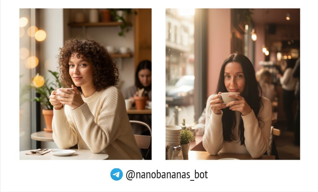 Утро в уютном кафе