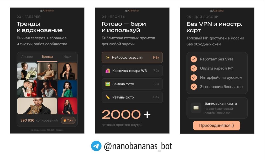 ИИ фотосессия по фото бесплатно