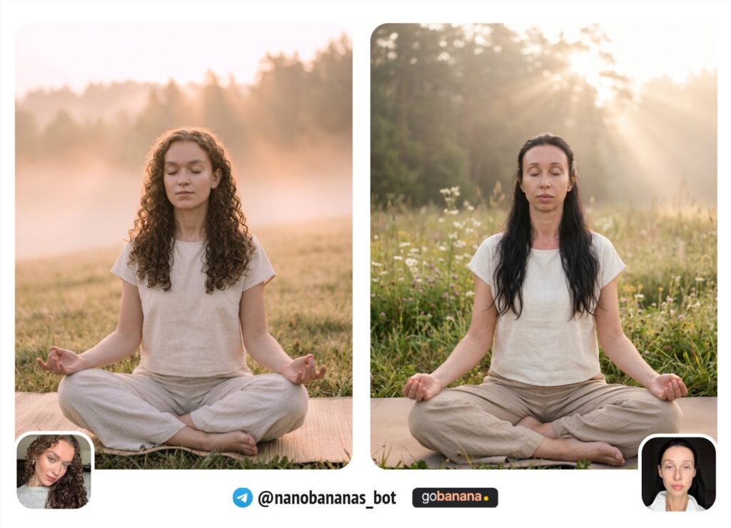 Йога или медитация на природе