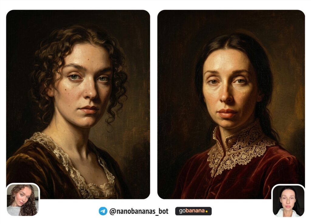 Арт-портрет в стиле масляной живописи