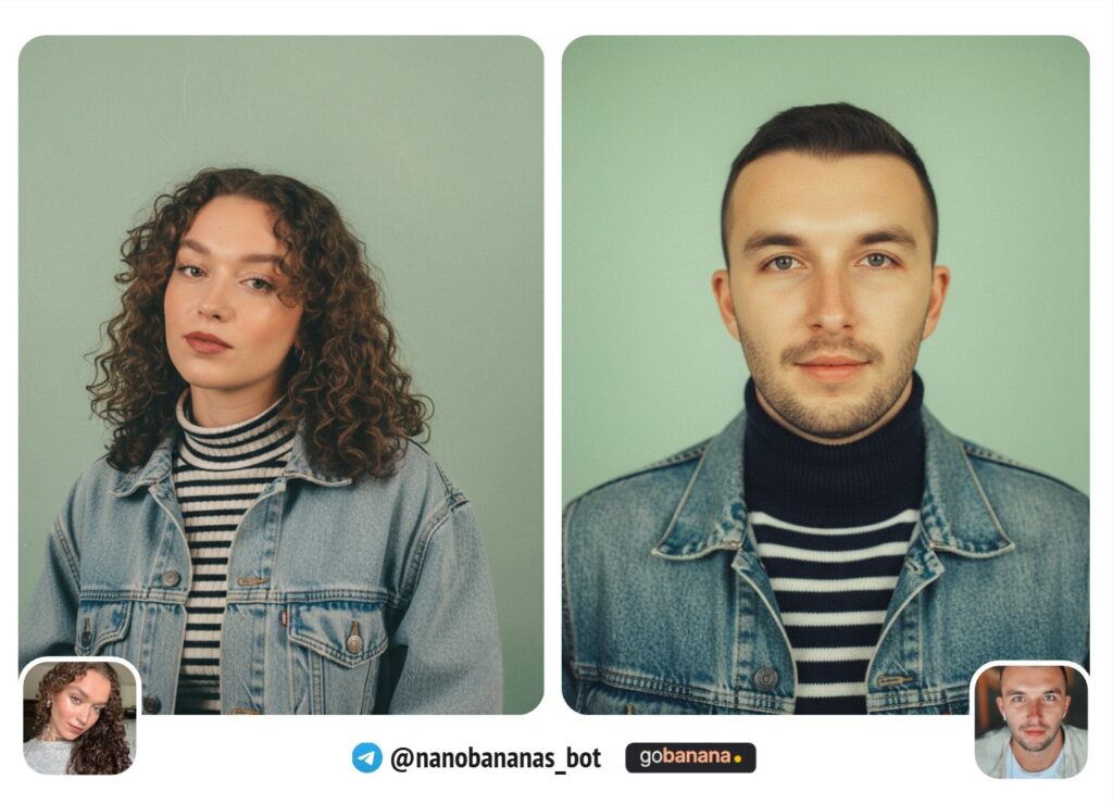 Ретро-портрет в стиле 90-х