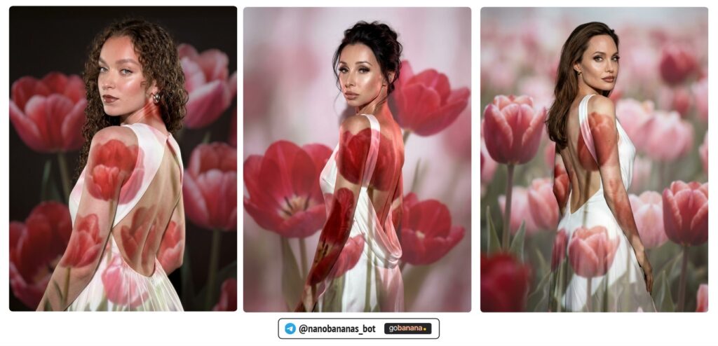 Художественная проекция тюльпанов: ии фото