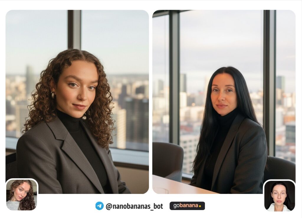 Деловой портрет в офисе