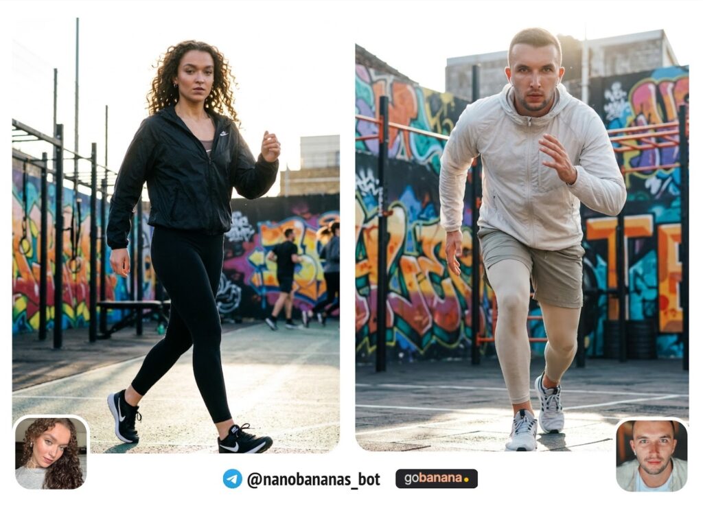 Динамичная спортивная съёмка