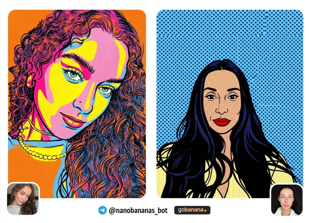 Поп-арт портрет