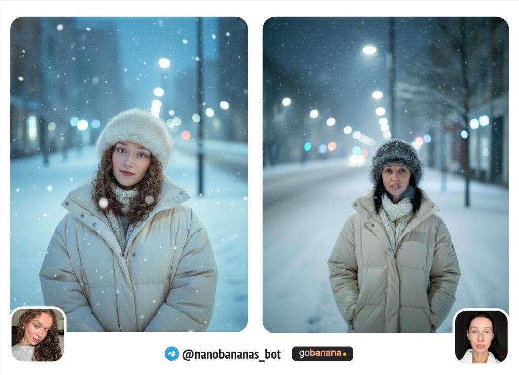 зимний образ ии