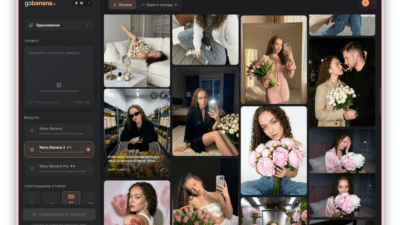 gobanana → ии для работы с фото