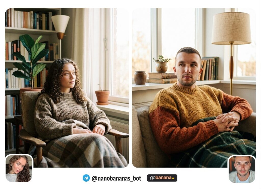 Дома в уютной обстановке