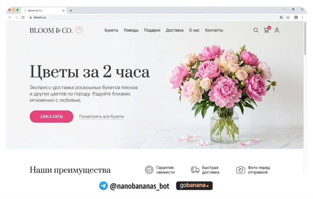 Концепт лендинга