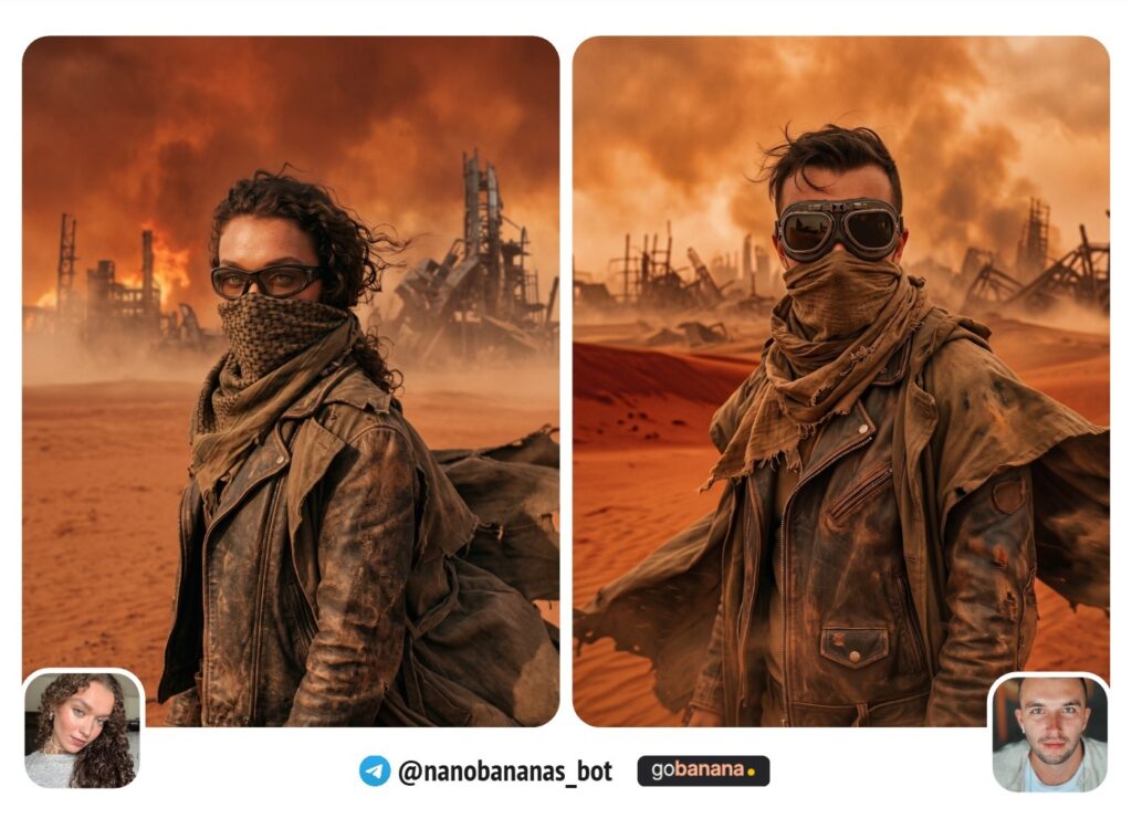 Постапокалиптический пустынный рейнджер