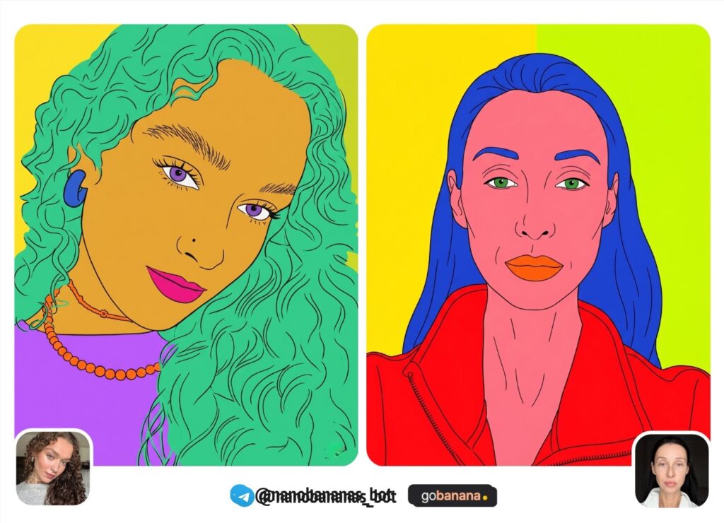 Поп-арт в духе Энди Уорхола