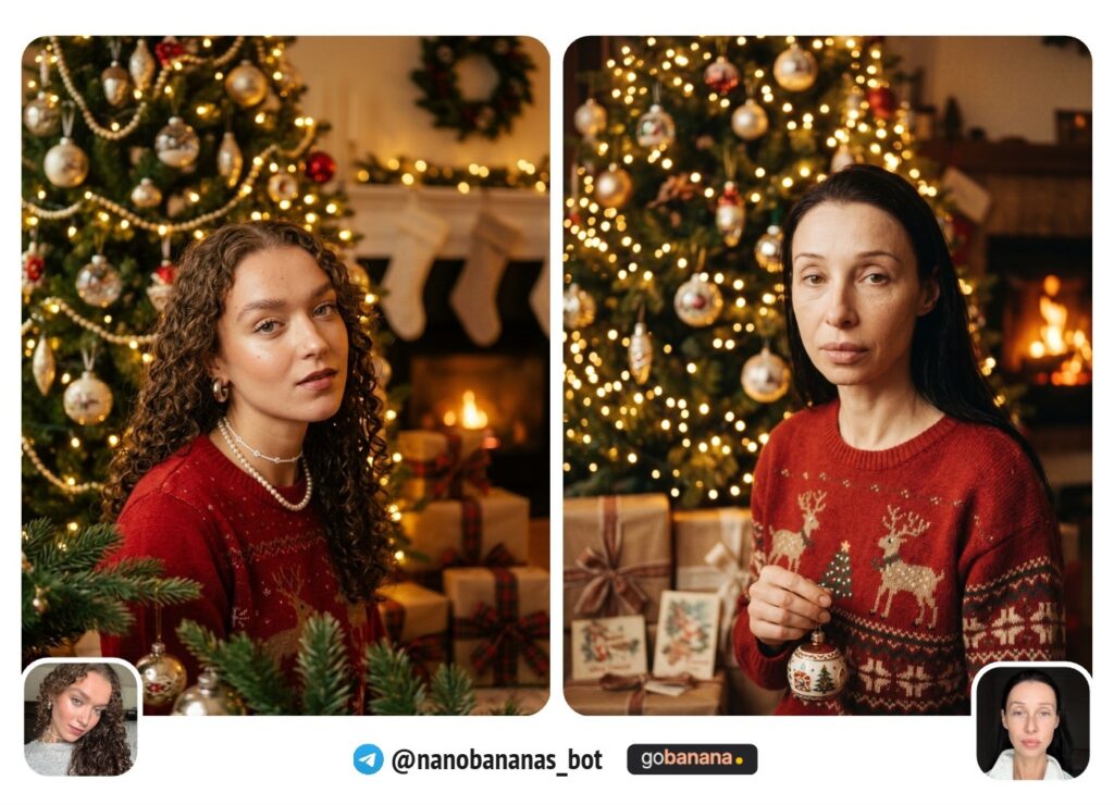 новогодний портрет