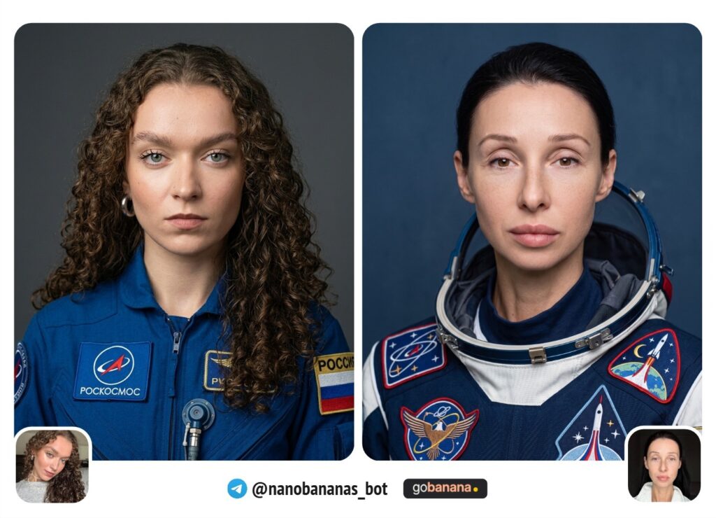 официальный портрет: космонавт или лётчик