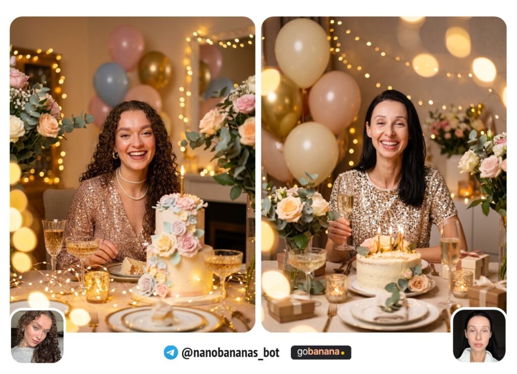 Праздничный портрет ко Дню рождения