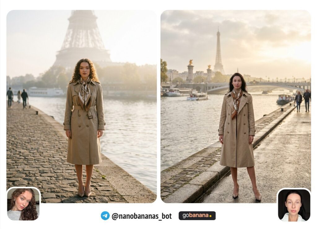 Парижская мода у Эйфелевой башни