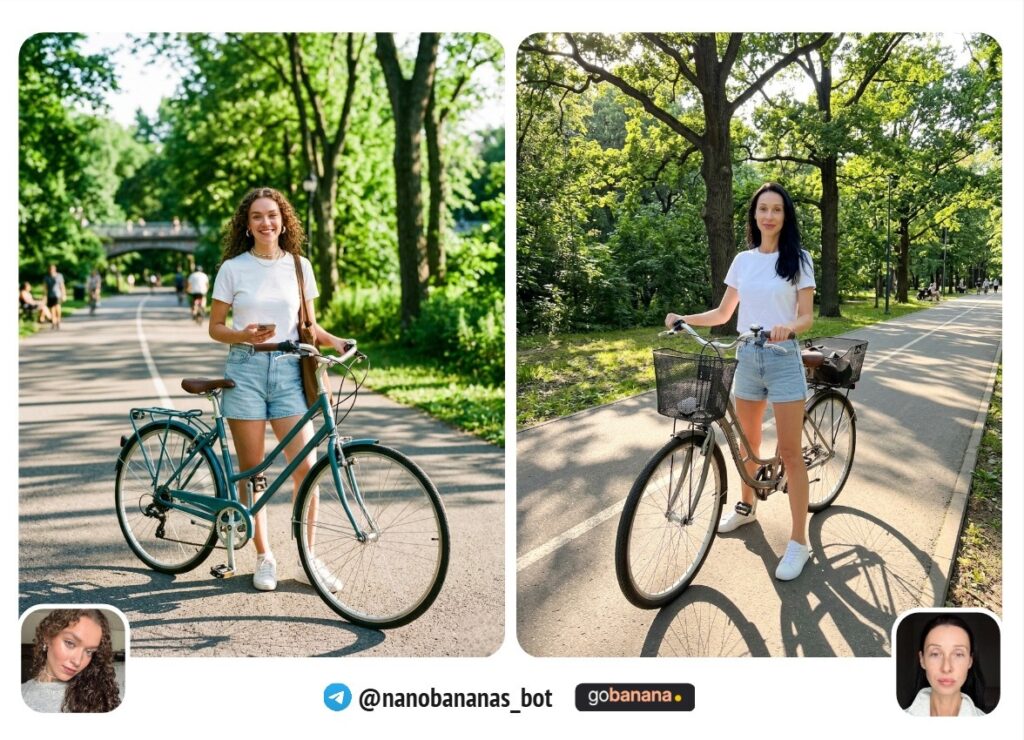  Велосипед летним днём