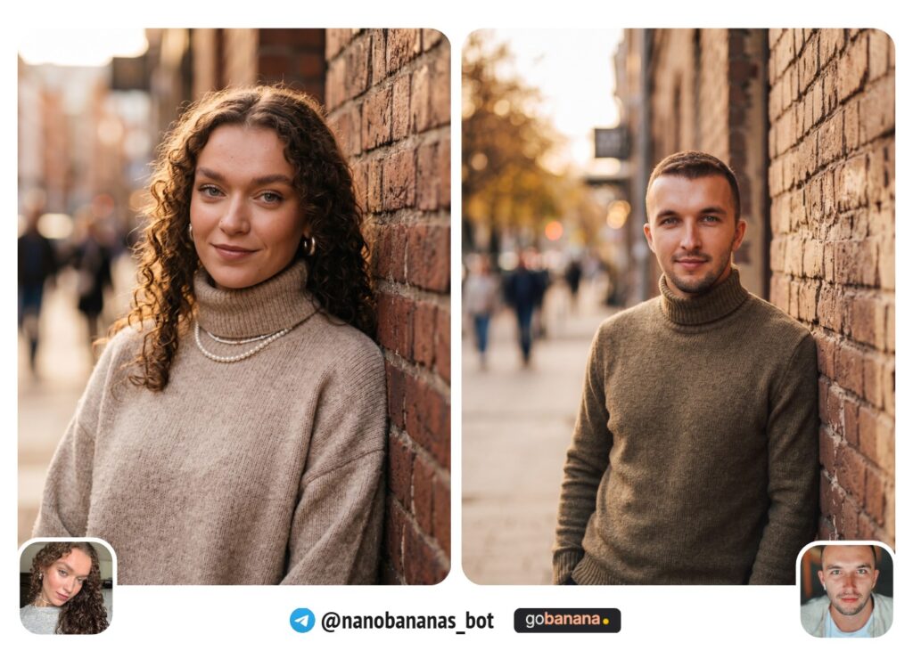 портрет у стены