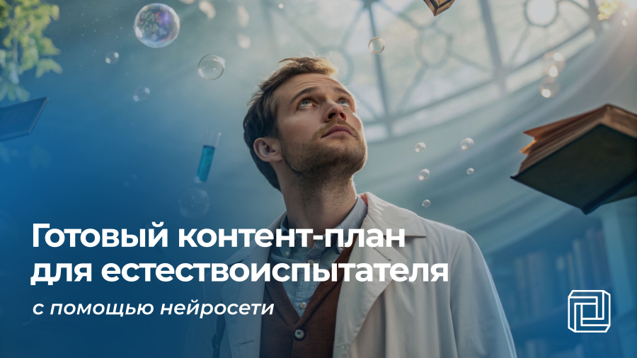 Контент-план для естествоиспытателя пишет нейросеть