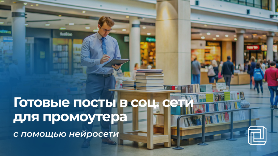 Посты в соцсети промоутера пишет нейросеть