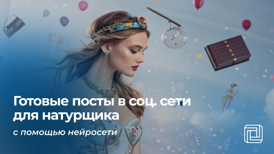 Посты в соцсети натурщику пишет нейросеть