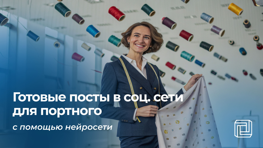 Посты в соцсети портному пишет нейросеть